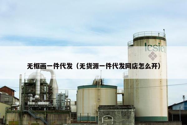 无框画一件代发（无货源一件代发网店怎么开）