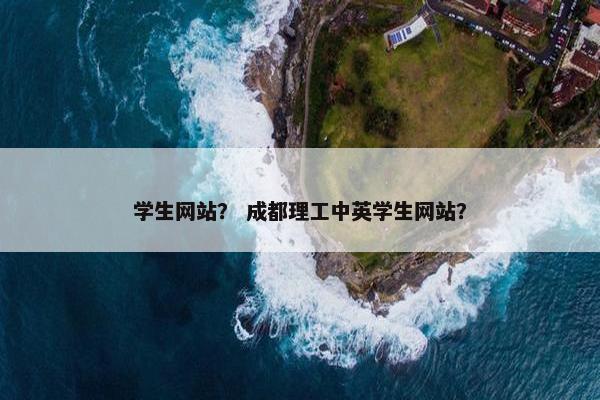 学生网站？ 成都理工中英学生网站？