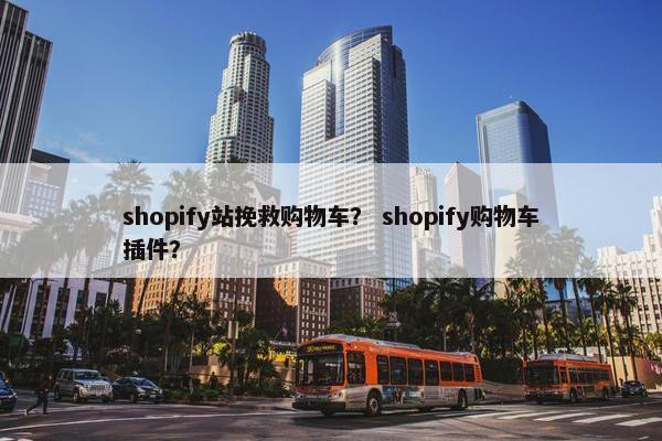 shopify站挽救购物车？ shopify购物车插件？