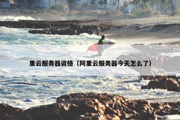 里云服务器资格（阿里云服务器今天怎么了）