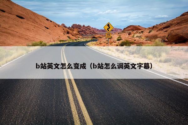 b站英文怎么变成（b站怎么调英文字幕）
