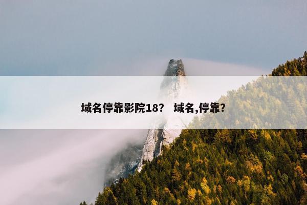 域名停靠影院18？ 域名,停靠？