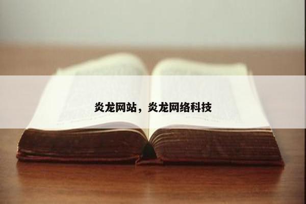 炎龙网站，炎龙网络科技