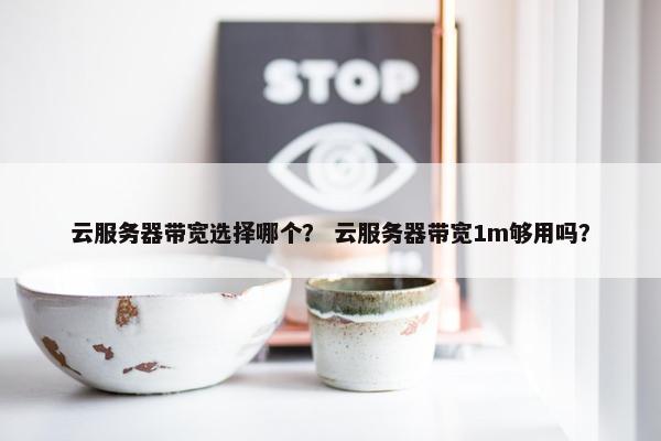 云服务器带宽选择哪个？ 云服务器带宽1m够用吗？