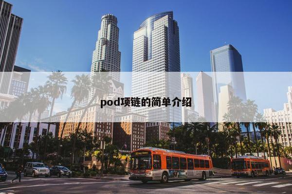 pod项链的简单介绍