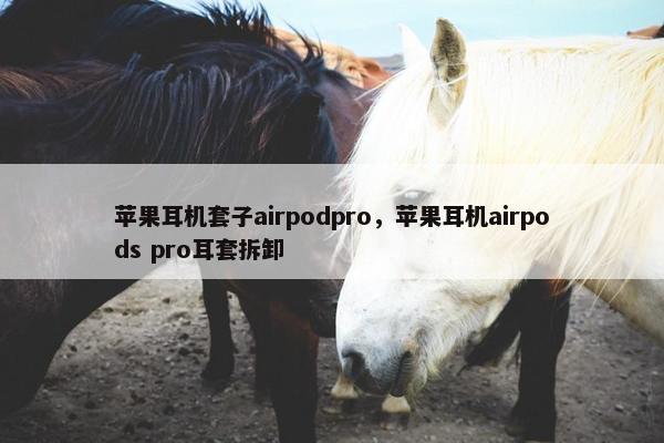苹果耳机套子airpodpro,苹果耳机airpods pro耳套拆卸