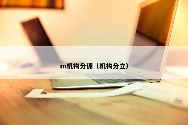 m机构分佣（机构分立）