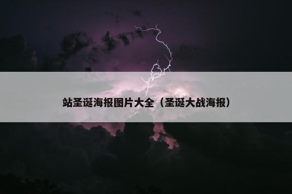 站圣诞海报图片大全（圣诞大战海报）