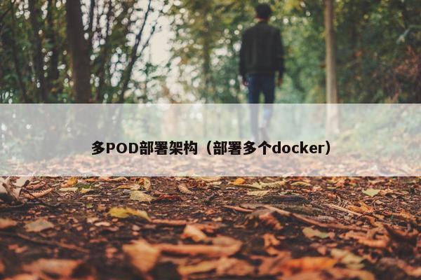 多POD部署架构（部署多个docker）