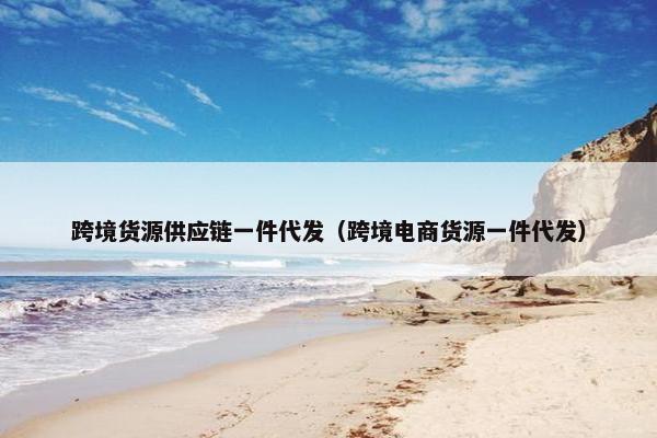 跨境货源供应链一件代发（跨境电商货源一件代发）