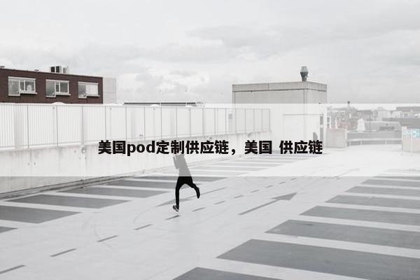 美国pod定制供应链，美国 供应链