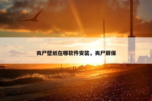 丧尸壁纸在哪软件安装，丧尸屏保