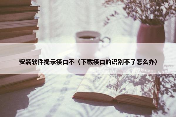 安装软件提示接口不（下载接口的识别不了怎么办）